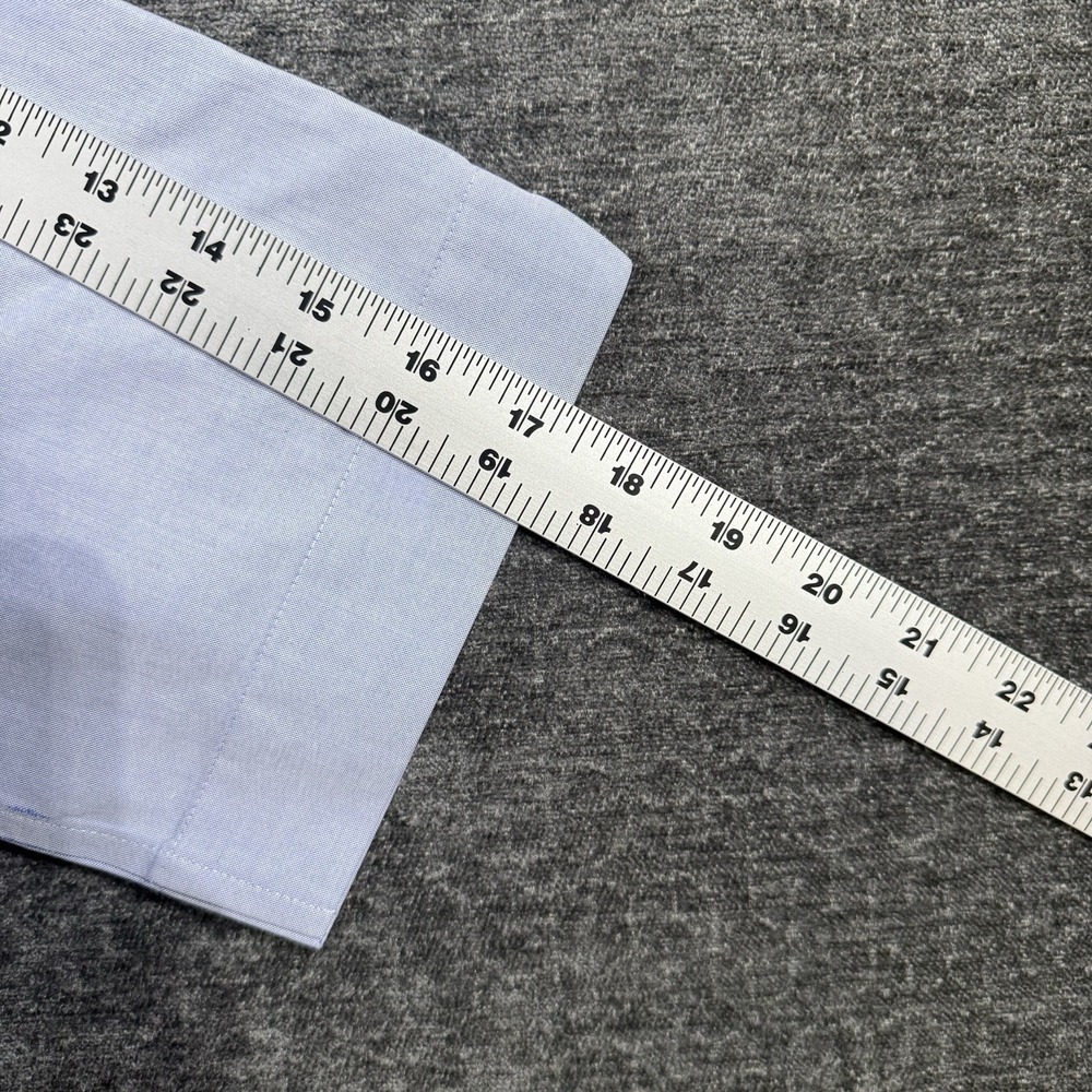 Orvis‎ Womens Wrinkle Free Button Down Shirt Blue 3/4 Sleeve Size 12 100% Cotton - Picture 6 of 11